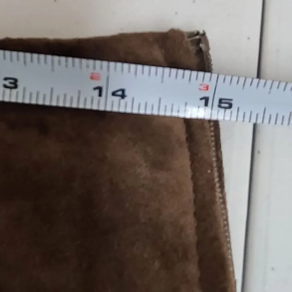 Danier Brown Suede Skirt size 4 - Picture 8 of 9